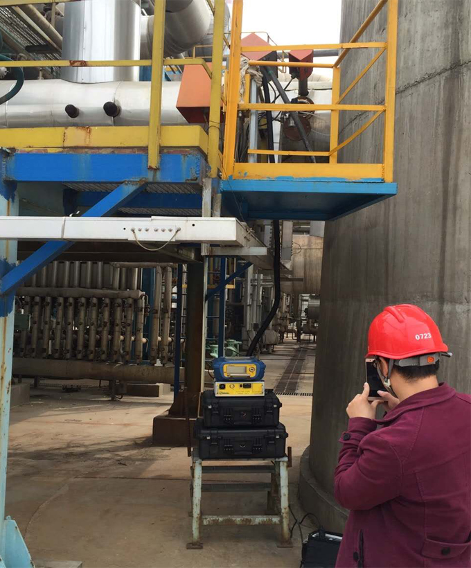 中石化系統(tǒng)單位有機物廢氣現(xiàn)場測試