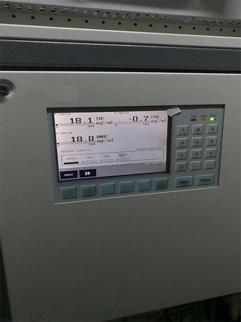 便攜式非甲烷總烴測試儀與在線儀器進(jìn)行現(xiàn)場比對