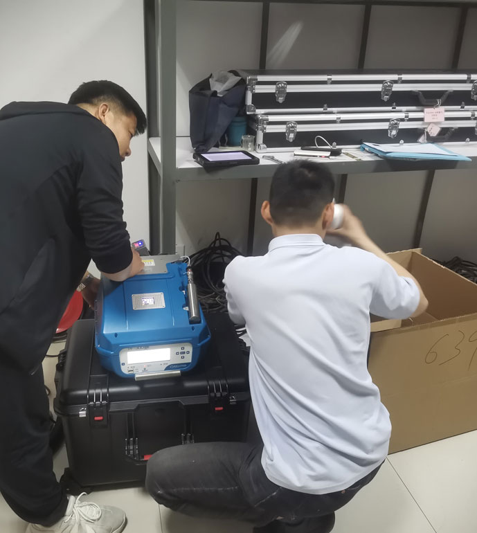 中衛(wèi)市生態(tài)環(huán)境監(jiān)測站PF-300驗收培訓(xùn)