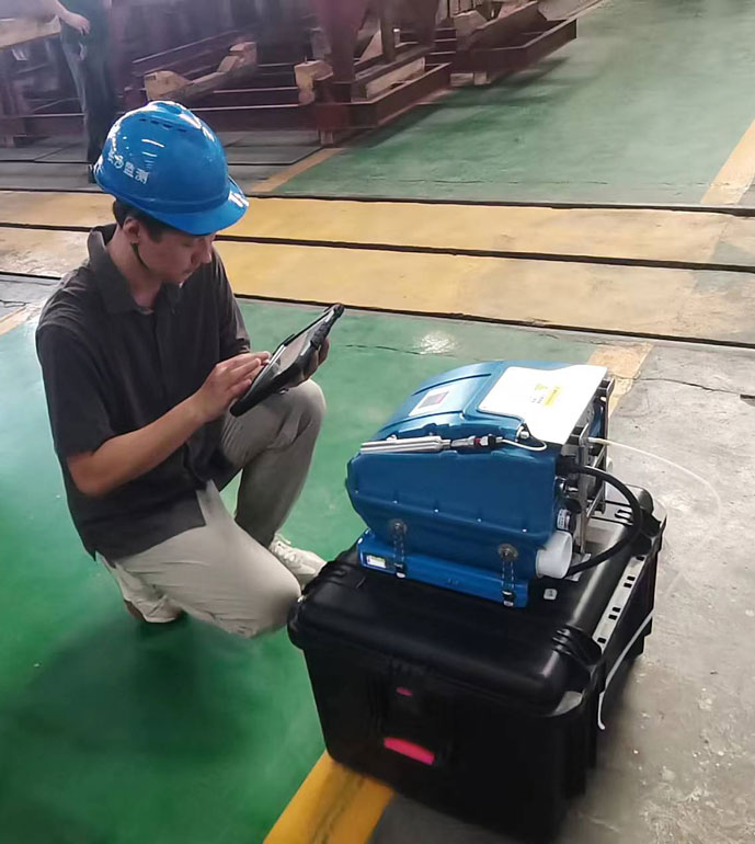 長(zhǎng)沙水泵廠非甲烷總烴濃度現(xiàn)場(chǎng)測(cè)試